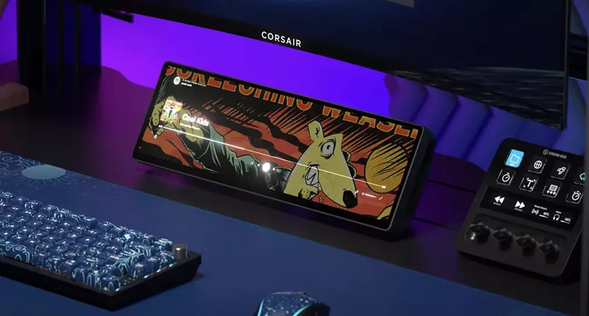 Corsair wypuściła Xenon Edge 14,5 — wielofunkowy ekran dotykowy do zarządzania treściami multimedialnymi, widgetami i aplikacjami