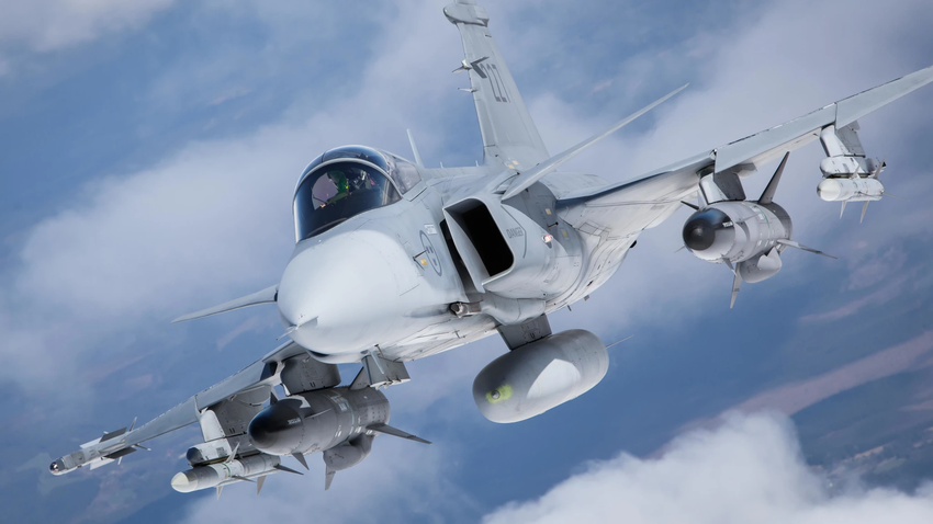 Gripen C. Ilustracja: SAAB
