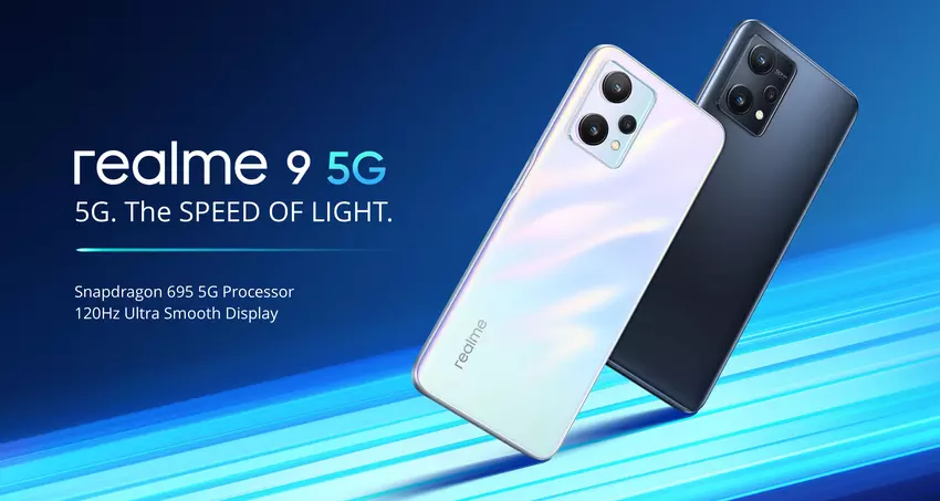 realme 9 5G z chipem Snapdragon 695 i wyświetlaczem 120 Hz „podświetlony” na oficjalnej europejskiej stronie firmy