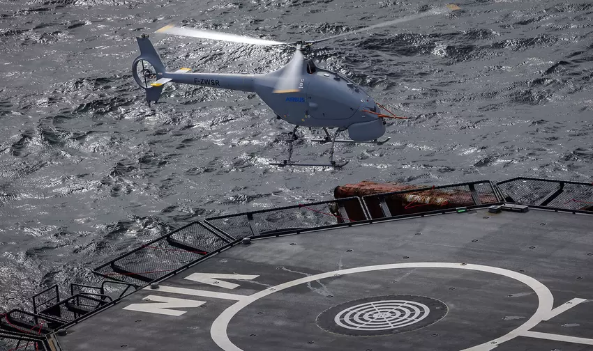 Airbus testuje bezzałogowy śmigłowiec VSR700 w pełnej konfiguracji bojowej