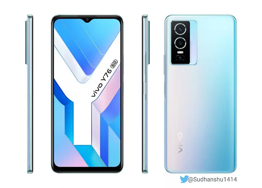 Oficjalnie: Vivo Y76 z ekranem 6,58 cala, chipem Dimensity 700 i aparatem 50 MP zostanie zaprezentowany 23 listopada
