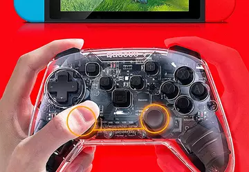 Przejrzysty Gamepad Baseus do przełącznika Nintendo