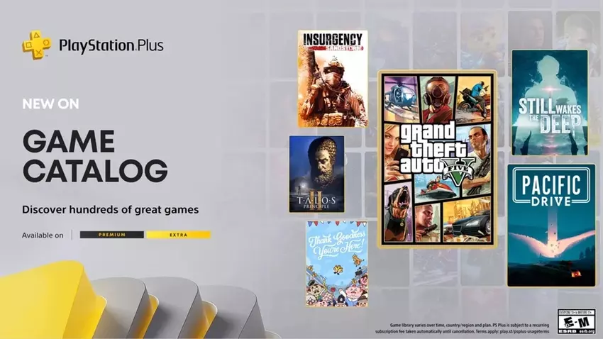Subskrybenci PlayStation Plus Extra i Premium otrzymali osiem świetnych gier, w tym GTA V, Pacific Drive i The Talos Principle 2