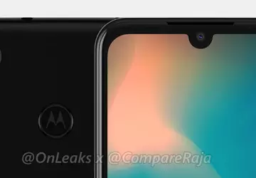 Rendery Motorola P40 Play: wyświetlacz z ...
