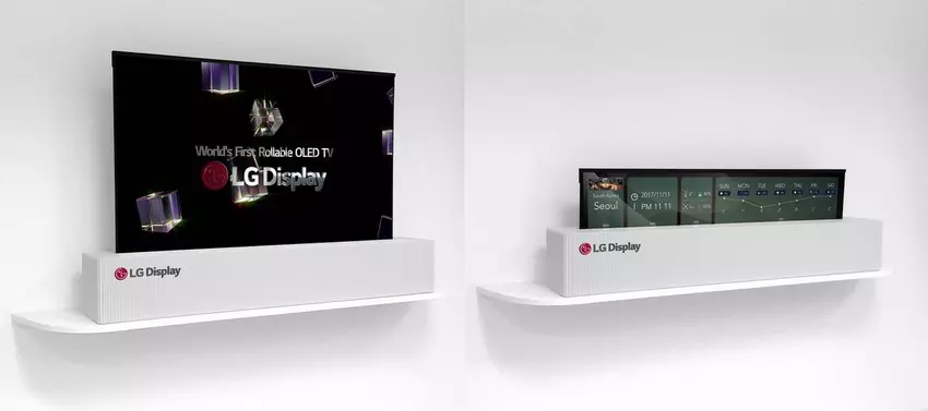 LG wprowadziło pierwszy na świecie telewizor, który można zwinąć w tubę