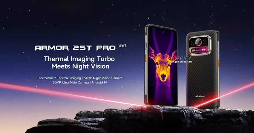 Ulefone wprowadzi Armor 25T Pro z kamerą termowizyjną i baterią 6500 mAh za 275 euro