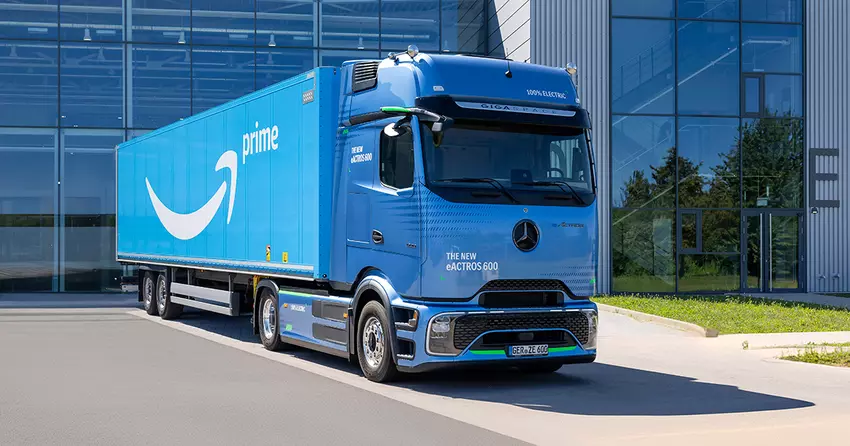 Amazon zamówił ponad 200 elektrycznych ciężarówek Mercedes-Benz eActros 600