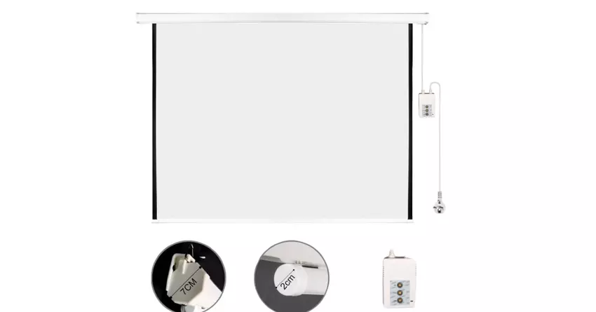 CCLIFE zmotoryzowany ekran projekcyjny