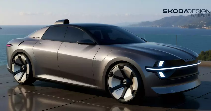 Škoda przedstawiła nowoczesną interpretację legendarnego sedana 100