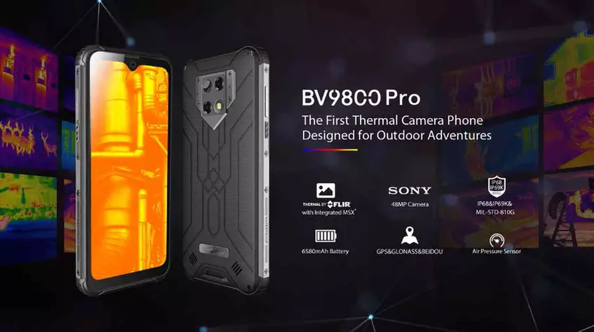 Blackview BV9800 Pro: wytrzymały smartfon z kamerą termowizyjną i baterią 6580 mAh za 429 USD