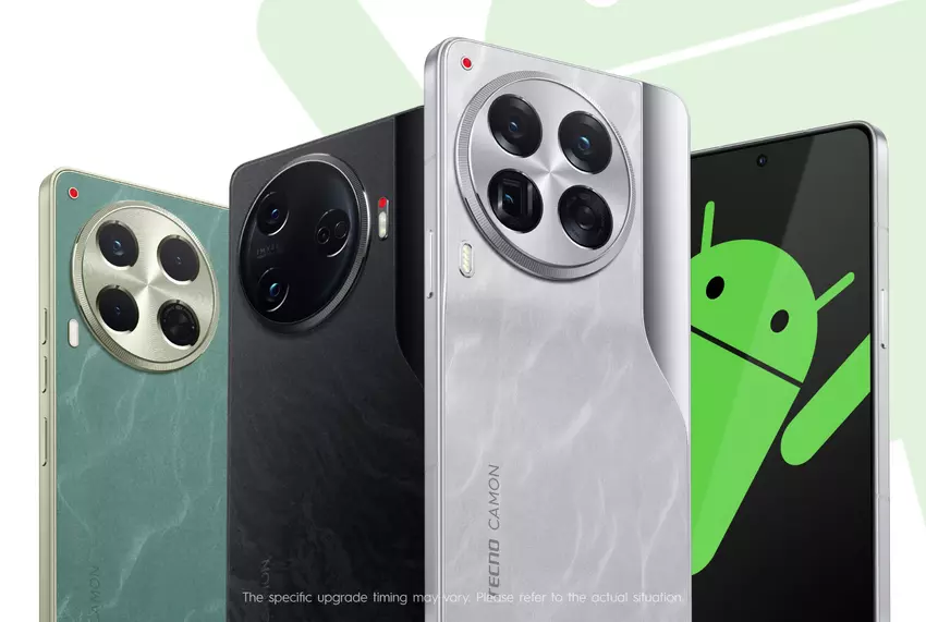Android 15 i Android 16: smartfony Tecno Camon 30, Camon 30 5G, Camon 30 Pro i Camon 30 Premier otrzymają dwie główne aktualizacje systemu operacyjnego