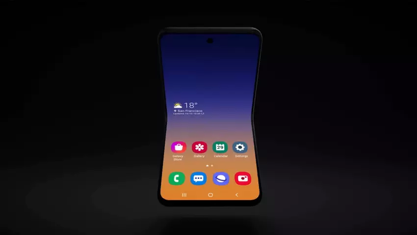 Samsung pokazał zwiastun swojego składanego smartfona w kształcie klapki
