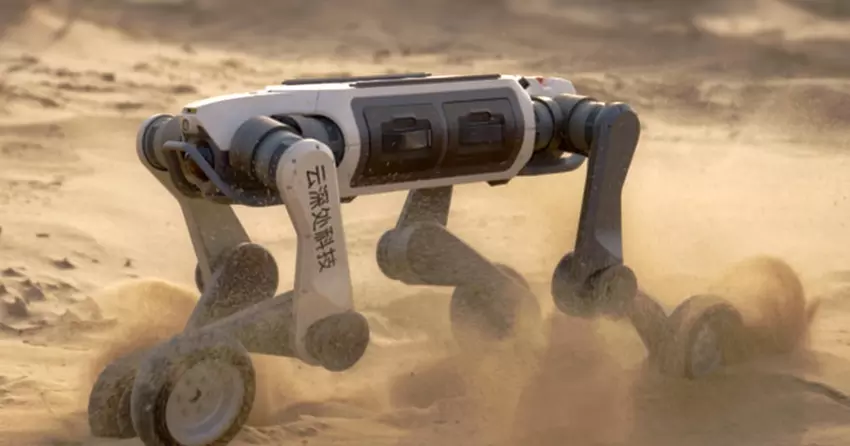 Deep Robotics Lynx M20 : robo-pies na kołach do przewozu ładunków ratowników (wideo)