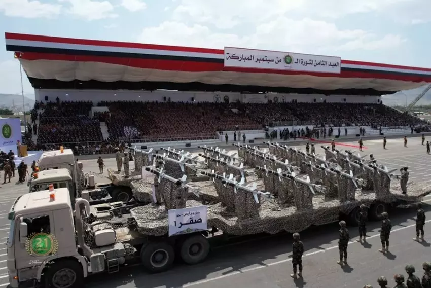 Jemen ujawnia tajny pocisk zaporowy do niszczenia samolotów, helikopterów i dronów