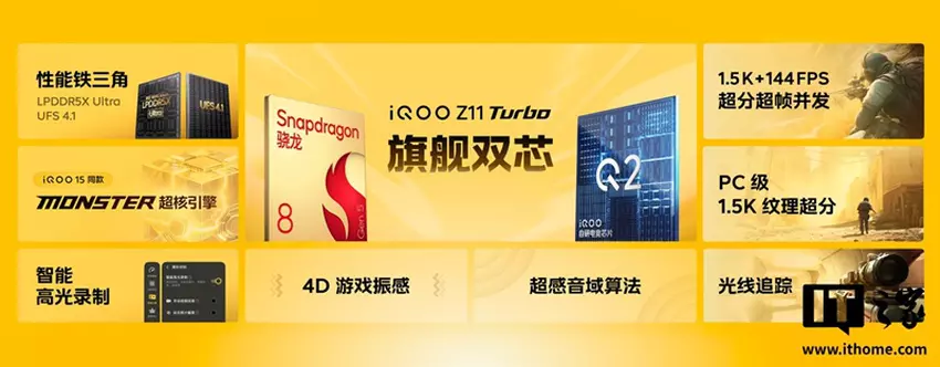 Smartfon iQOO Z11 Turbo - widok z przodu