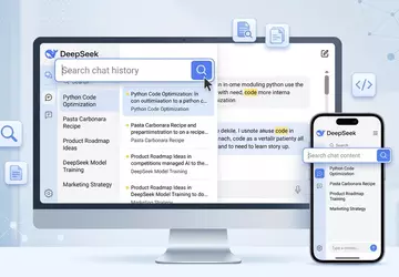 DeepSeek wprowadza rewolucję: wyszukiwanie historii czatów ...