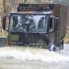 Ciężarówka Mercedes-Benz Arocs w trakcie testów