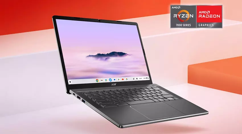 Acer Chromebook Plus 514 - układ AMD Ryzen 7000, grafika RDN 2 i do 12 godzin pracy na baterii w cenie od 399 USD