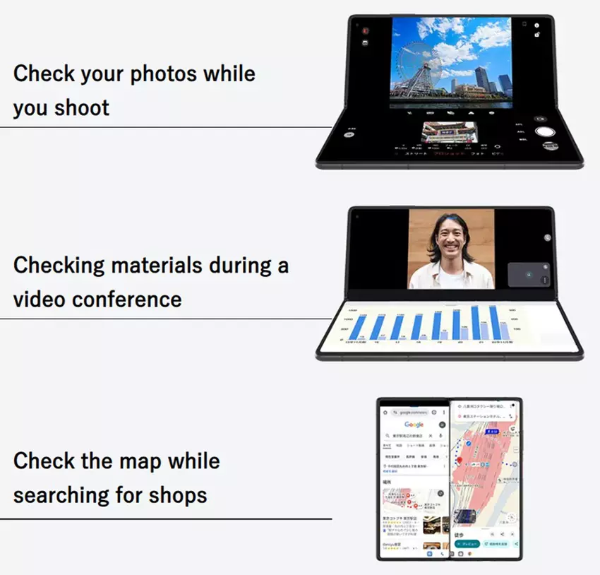 Nubia Fold в продаже в Японии