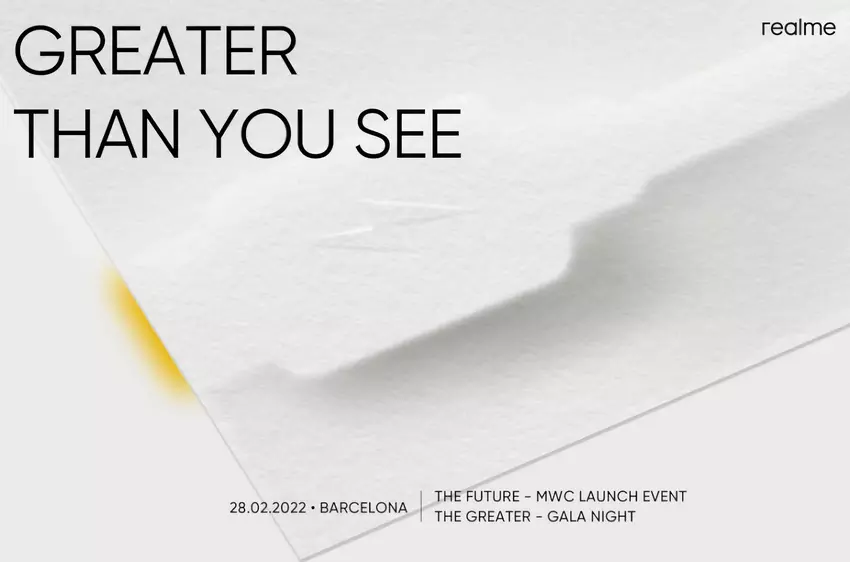 realme ogłosiło wydarzenie na MWC 2022, czekając na wypuszczenie 150-watowej ładowarki