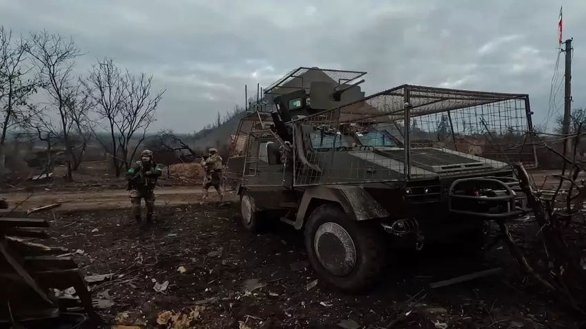 Pojazd opancerzony Oncilla żołnierzy brygady 'Furia'. Ilustracja: OSHBr NPU 'Furia'