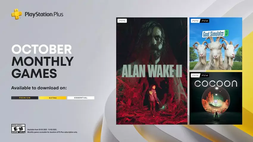 Alan Wake 2, Goat Simulator 3 i Cocoon są już dostępne dla subskrybentów wszystkich taryf PS Plus