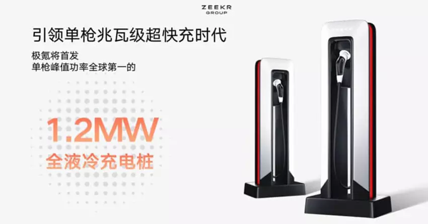 Przewyższy nawet BYD: Zeekr zaprezentował stację ładowania o mocy 1,2 MW