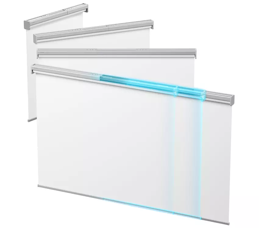 Teleskopowa konstrukcja rolety