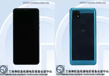 ZTE Blade 20 z kwadratową kamerą, ...