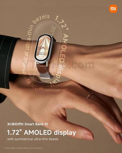 Xiaomi Smart Band 10 - tylna część