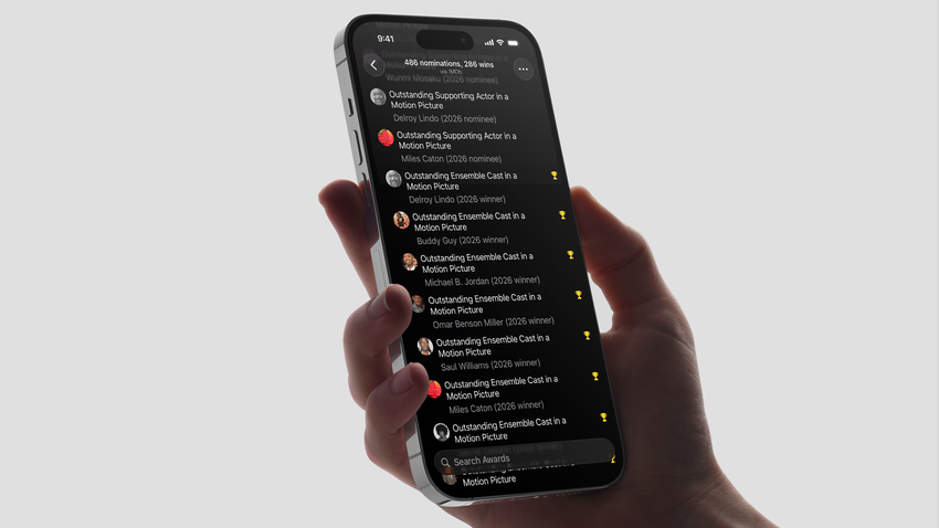 Interfejs aplikacji do śledzenia filmów Binge