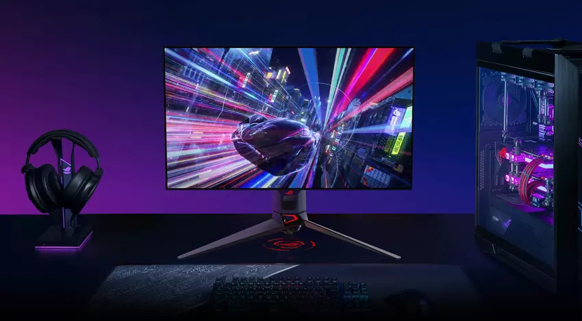 Asus prezentuje monitor gamingowy ROG Swift OLED PG27UCDM z obsługą 4K, 240 Hz i DisplayPort 2.1a