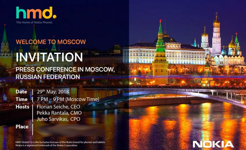 HMD wyznaczył prezentację smartfonów Nokia 29 maja