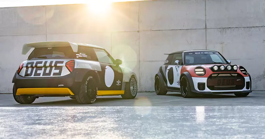 MINI przedstawiło dziki duet JCW: torowy potwór i hatchback dla surferów