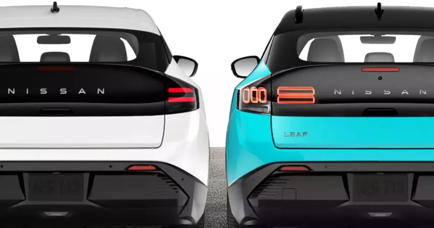 Nissan twierdzi, że pomylił się w przypadku tylnych świateł nowego Leaf