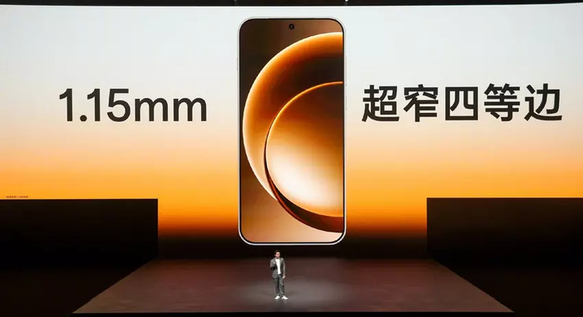 OnePlus 15 z niemal bezramkowym designem