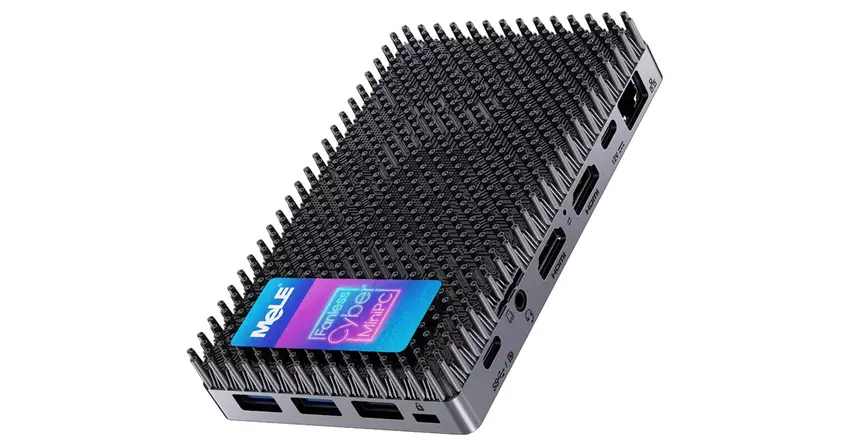 MeLE Cyber X1: ultra-kompaktowy mini-PC z unikalnym chłodzeniem