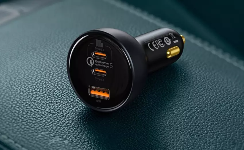 Ładowarka samochodowa Baseus 160W Quick Charge 5.0 poniżej 35 USD