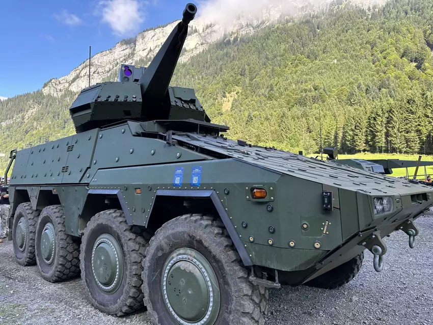 Skyranger 30 podczas odpalania demonstracyjnego