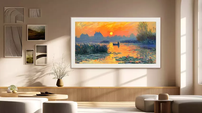 Przykład użycia trybu Art Mode na TCL A400 Pro