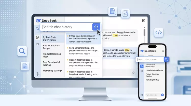 DeepSeek wprowadza rewolucję: wyszukiwanie historii czatów ...