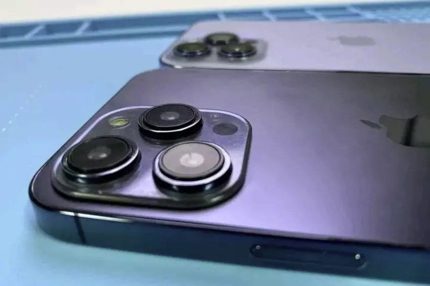 Różnice w konstrukcji iPhone'a 14 Pro Max i iPhone'a 13 Pro Max pokazane na filmie