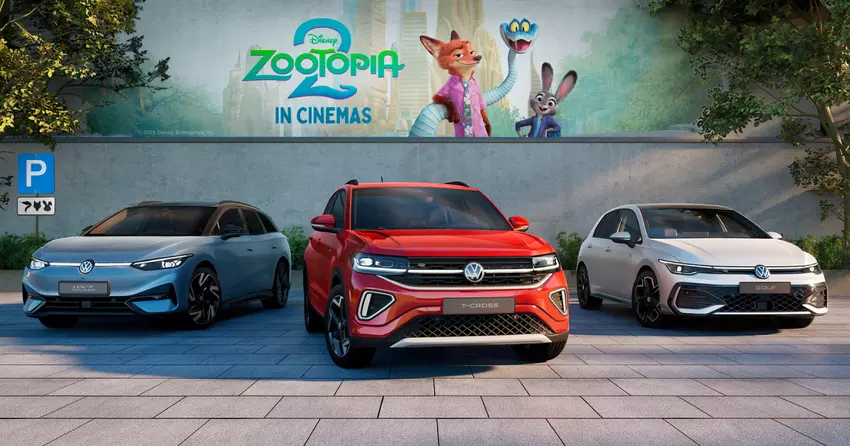 Volkswagen stał się „Wolfswagen” w filmie animowanym Zootopia 2