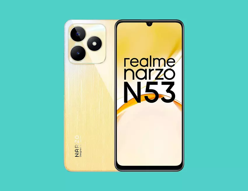 realme narzo N53: wyświetlacz LCD 90 Hz, układ Unisoc T612 i bateria 5000 mAh za 109 USD