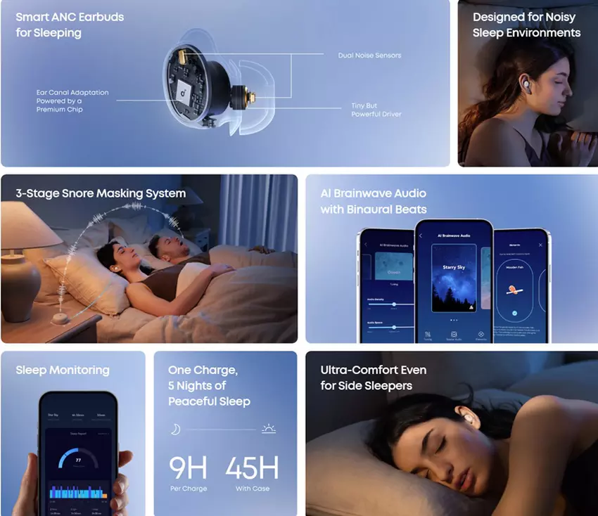 Soundcore Sleep A30 słuchawki