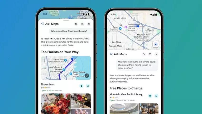 Ask Maps na Google Maps
