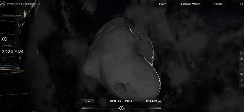 Modelowanie wyglądu asteroidy 2024 YR4