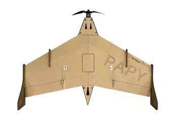 Koreańczycy oferują kartonowego drona kamikadze Papidrone-800, ...