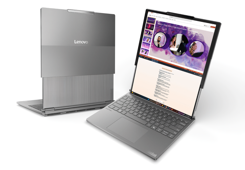 Lenovo podobno ogłosi pierwszy na świecie laptop ze składanym ekranem na targach CES 2025, który będzie sprzedawany przez