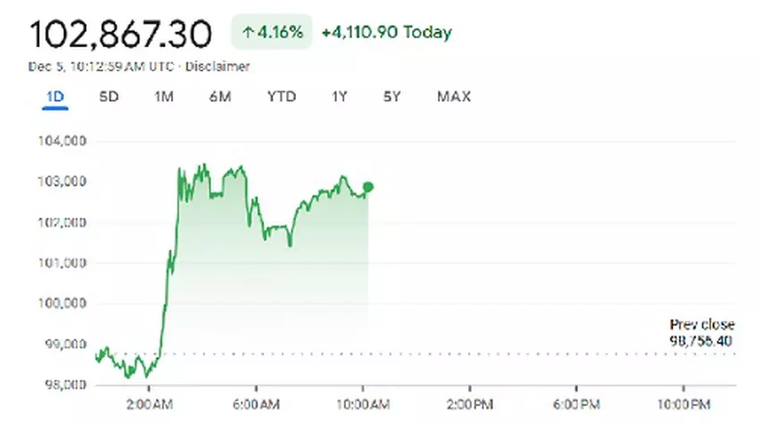 Wykres wartości bitcoina
